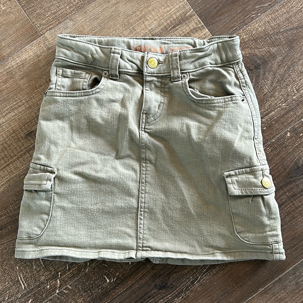 Cat & Jack Cargo Skirt Stretchy Denim